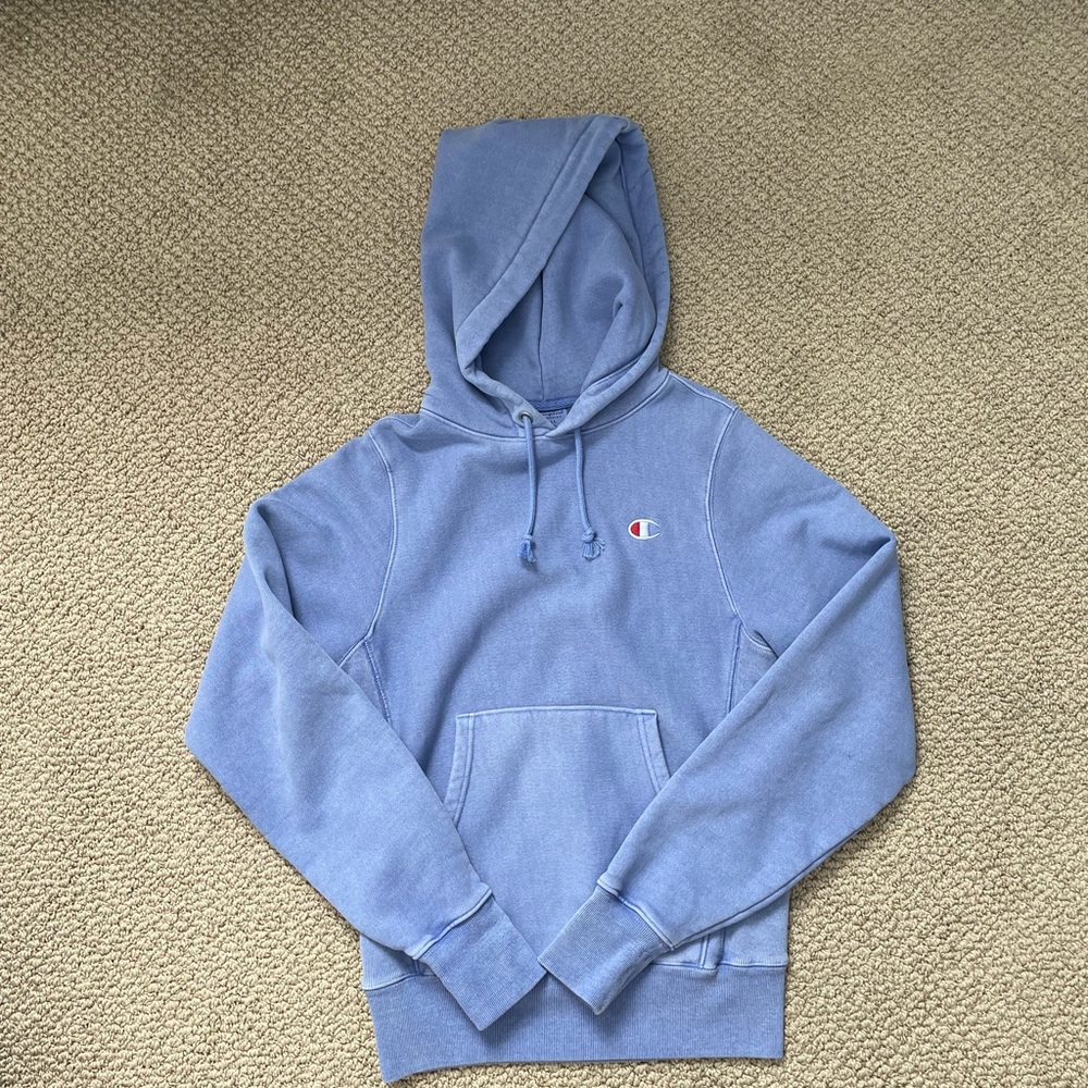 Champion- UO Exclusive Reverse Weave Periwinkle Hoodie